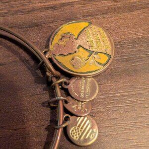Disney Alex and Ani Beauty and the Beast Belle Bracelet Gold